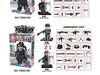 6pcs Modern Military Armed Forces SWAT Jungle Maze Mini Sences Building Blocks Children Toys Gift Compatible With Lego - BRICKPICK Shop - Inspire and develop the builders of tomorrow