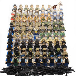 SWAT Military Figure World War II Marine Corps Army Soldiers Special Forces Building Blocks Set Compatible With LEGO Weapon - BRICKPICK Shop - Inspire and develop the builders of tomorrow