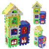 24pcs/lot Construction Toys for Children Plastic Colorful Gear Blocks Baby House Building Blocks Developmental Educational Toy - BRICKPICK Shop - Inspire and develop the builders of tomorrow