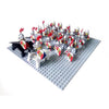 24pcs Medieval Age Castle knights Lion Golden Dragon Slive Hawk compatible Building Block Rome Warrior knight figure - BRICKPICK Shop - Inspire and develop the builders of tomorrow