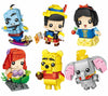 LEGO | LOZ Mini Blocks Figure Cartoon Squirrel Mermaid Bear Princess Robot Cowboy Elephant - BRICKPICK BUILDING TOYS