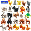 Block Brick Diy Zoo Animal Series Big Particle Building Blocks Penguin/Fox Kids Baby Bath Toys Compatible with Duplo Gift - BRICKPICK Shop - Inspire and develop the builders of tomorrow