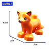 Block Brick Diy Zoo Animal Series Big Particle Building Blocks Penguin/Fox Kids Baby Bath Toys Compatible with Duplo Gift - BRICKPICK Shop - Inspire and develop the builders of tomorrow