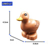 Block Brick Diy Zoo Animal Series Big Particle Building Blocks Penguin/Fox Kids Baby Bath Toys Compatible with Duplo Gift - BRICKPICK Shop - Inspire and develop the builders of tomorrow
