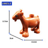 Block Brick Diy Zoo Animal Series Big Particle Building Blocks Penguin/Fox Kids Baby Bath Toys Compatible with Duplo Gift - BRICKPICK Shop - Inspire and develop the builders of tomorrow