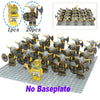 21Pcs LEGO Super Heroes Gladiatus Warriors Rome Fighters Medieval Castle Knights Building Blocks Diy Brick Toy Figures - BRICKPICK Shop - Inspire and develop the builders of tomorrow