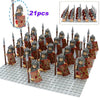 21Pcs LEGO Super Heroes Gladiatus Warriors Rome Fighters Medieval Castle Knights Building Blocks Diy Brick Toy Figures - BRICKPICK Shop - Inspire and develop the builders of tomorrow