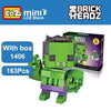 LOZ Mini Super Hero Blocks Batman Captain America Thor Iron Brick Heads Action Figure Assemblage Blocks Toys Offical Authorized - BRICKPICK Shop - Inspire and develop the builders of tomorrow