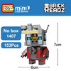 LOZ Mini Super Hero Blocks Batman Captain America Thor Iron Brick Heads Action Figure Assemblage Blocks Toys Offical Authorized - BRICKPICK Shop - Inspire and develop the builders of tomorrow