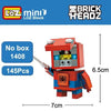 LOZ Mini Super Hero Blocks Batman Captain America Thor Iron Brick Heads Action Figure Assemblage Blocks Toys Offical Authorized - BRICKPICK Shop - Inspire and develop the builders of tomorrow