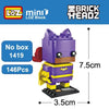 LOZ Mini Super Hero Blocks Batman Captain America Thor Iron Brick Heads Action Figure Assemblage Blocks Toys Offical Authorized - BRICKPICK Shop - Inspire and develop the builders of tomorrow