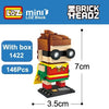 LOZ Mini Super Hero Blocks Batman Captain America Thor Iron Brick Heads Action Figure Assemblage Blocks Toys Offical Authorized - BRICKPICK Shop - Inspire and develop the builders of tomorrow