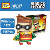 LOZ Mini Super Hero Blocks Batman Captain America Thor Iron Brick Heads Action Figure Assemblage Blocks Toys Offical Authorized - BRICKPICK Shop - Inspire and develop the builders of tomorrow