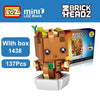 LOZ Mini Super Hero Blocks Batman Captain America Thor Iron Brick Heads Action Figure Assemblage Blocks Toys Offical Authorized - BRICKPICK Shop - Inspire and develop the builders of tomorrow