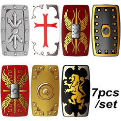 7pcs/set Medieval Knights Shields Crusader Lord of the Rings Building Blocks Bricks DIY Gifts Toys for Children LEGO - BRICKPICK Shop - Inspire and develop the builders of tomorrow