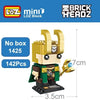LOZ Mini Super Hero Blocks Batman Captain America Thor Iron Brick Heads Action Figure Assemblage Blocks Toys Offical Authorized - BRICKPICK Shop - Inspire and develop the builders of tomorrow