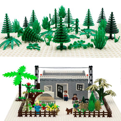 LEGO | LEGO City Military Accessory Building Blocks MOC Weapon DIY Green Bush Flower Grass Tree Plants Garden - BRICKPICK BUILDING TOYS