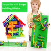Colorful Water Pipe Building Blocks+Car Wheels DIY Assembling Pipeline Tunnel Car Model Compatible with Big Blocks - BRICKPICK Shop - Inspire and develop the builders of tomorrow