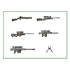 LEGO | WW2 Military Weapon Pack  MOC Army Accessory Building Blocks Soldier Figure Gun City Police SWAT Team Toys Compatible LegoINGlys - BRICKPICK BUILDING TOYS