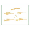 LEGO | WW2 Military Weapon Pack  MOC Army Accessory Building Blocks Soldier Figure Gun City Police SWAT Team Toys Compatible LegoINGlys - BRICKPICK BUILDING TOYS