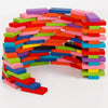LEGO | 120Pcs/Set Wooden Colored Dominoes Jeux Bricks Rainbow Kids Brain-Training Early Educational Wooden Bricks Toy Blocks - BRICKPICK BUILDING TOYS