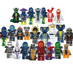 24PCS NINJAGO Super Heroes Lloyd ASH Master Vermin Sensei Wu The Wei Snake Bricks Toys For Children - BRICKPICK Shop - Inspire and develop the builders of tomorrow