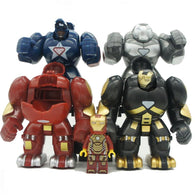 4Sets/Lot Super Heroes Marvel Avengers IronMan Hulkbusters Model Figure Blocks Compatible Legoe Building Brick Toys For Children - BRICKPICK Shop - Inspire and develop the builders of tomorrow