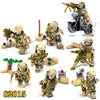 SWAT Military Figure World War II Marine Corps Army Soldiers Special Forces Building Blocks Set Compatible With LEGO Weapon - BRICKPICK Shop - Inspire and develop the builders of tomorrow