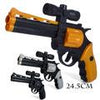 24.5cm DIY Assembled Pistol Gun Revolver Building Block Toys Gun Simulation Demolition Toy with Instructions can fire bullets - BRICKPICK Shop - Inspire and develop the builders of tomorrow
