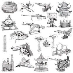 3D Metal Model Puzzles DIY Puzzle Jigsaw Kit For Adults Children Educational Collection Toys church - BRICKPICK Shop - Inspire and develop the builders of tomorrow