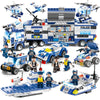 LEGO | 8 in 1 City Police Series Police Station Building Blocks DIY Bricks Educational Toys For Children Compatible with Most Blocks - BRICKPICK BUILDING TOYS