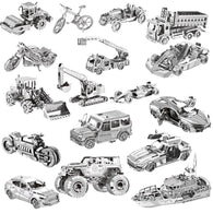N 3D Metal Puzzle World Building Car  Model Kid Assembly Adult Jigsaw Educational Toys - BRICKPICK Shop - Inspire and develop the builders of tomorrow