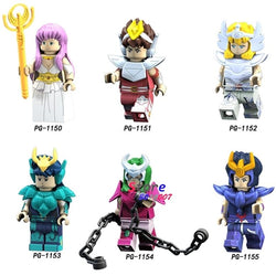 Cartoon Comic Saint Seiya movie Athena Shiryu Glacier Tutankhamu Godzilla Alien Ultraman building block toy for children - BRICKPICK Shop - Inspire and develop the builders of tomorrow