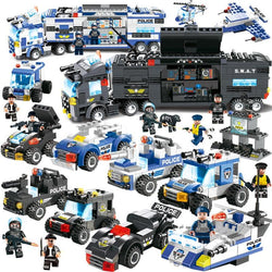 LEGO | 8 in 1 City Police Series Police Station Building Blocks DIY Bricks Educational Toys For Children Compatible with Most Blocks - BRICKPICK BUILDING TOYS