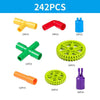 Colorful Water Pipe Building Blocks+Car Wheels DIY Assembling Pipeline Tunnel Car Model Compatible with Big Blocks - BRICKPICK Shop - Inspire and develop the builders of tomorrow