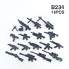 Heavy Machine Guns DIY Military Weapons Bazooka Soldiers Army Model Building Block Brick Arms WW2 Police Legoed Toy For Children - BRICKPICK Shop - Inspire and develop the builders of tomorrow