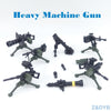 Heavy Machine Guns DIY Military Weapons Bazooka Soldiers Army Model Building Block Brick Arms WW2 Police Legoed Toy For Children - BRICKPICK Shop - Inspire and develop the builders of tomorrow
