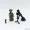Heavy Machine Guns DIY Military Weapons Bazooka Soldiers Army Model Building Block Brick Arms WW2 Police Legoed Toy For Children - BRICKPICK Shop - Inspire and develop the builders of tomorrow