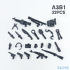 Heavy Machine Guns DIY Military Weapons Bazooka Soldiers Army Model Building Block Brick Arms WW2 Police Legoed Toy For Children - BRICKPICK Shop - Inspire and develop the builders of tomorrow