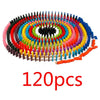 LEGO | 120Pcs/Set Wooden Colored Dominoes Jeux Bricks Rainbow Kids Brain-Training Early Educational Wooden Bricks Toy Blocks - BRICKPICK BUILDING TOYS