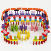 LEGO | 120Pcs/Set Wooden Colored Dominoes Jeux Bricks Rainbow Kids Brain-Training Early Educational Wooden Bricks Toy Blocks - BRICKPICK BUILDING TOYS