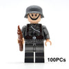 20/50pcs/lot WW2 Blocks German Soldiers Military Army Soviet Union UK US Italy Building Bricks Weapons Gifts Toys for Children - BRICKPICK Shop - Inspire and develop the builders of tomorrow