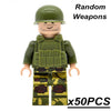 20/50pcs/lot WW2 Blocks German Soldiers Military Army Soviet Union UK US Italy Building Bricks Weapons Gifts Toys for Children - BRICKPICK Shop - Inspire and develop the builders of tomorrow