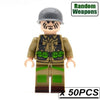 20/50pcs/lot WW2 Blocks German Soldiers Military Army Soviet Union UK US Italy Building Bricks Weapons Gifts Toys for Children - BRICKPICK Shop - Inspire and develop the builders of tomorrow