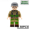 20/50pcs/lot WW2 Blocks German Soldiers Military Army Soviet Union UK US Italy Building Bricks Weapons Gifts Toys for Children - BRICKPICK Shop - Inspire and develop the builders of tomorrow