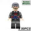 20/50pcs/lot WW2 Blocks German Soldiers Military Army Soviet Union UK US Italy Building Bricks Weapons Gifts Toys for Children - BRICKPICK Shop - Inspire and develop the builders of tomorrow