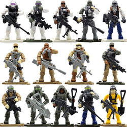 Set Game Army Soldiers Duty Military Series with Weapons Call Telescope Building Blocks Bricks Toys for Children - BRICKPICK Shop - Inspire and develop the builders of tomorrow