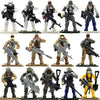 Set Game Army Soldiers Duty Military Series with Weapons Call Telescope Building Blocks Bricks Toys for Children - BRICKPICK Shop - Inspire and develop the builders of tomorrow