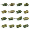 1pcs 1:72 4D Plastic Assemble Tank Kits World War II Model Puzzle Assembling Military Sand Table Toys For Children - BRICKPICK Shop - Inspire and develop the builders of tomorrow