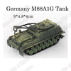 1pcs 1:72 4D Plastic Assemble Tank Kits World War II Model Puzzle Assembling Military Sand Table Toys For Children - BRICKPICK Shop - Inspire and develop the builders of tomorrow
